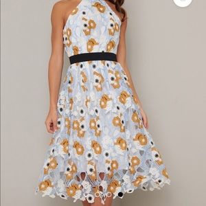 ChiChi London Crochet Lace Style Midi Dress